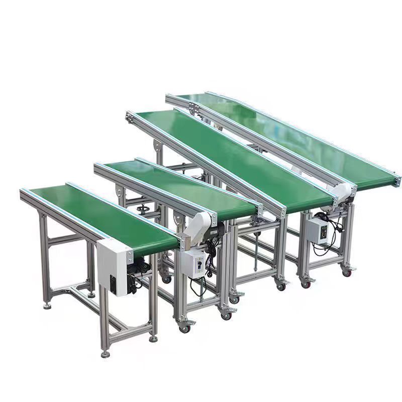 Stainless Steel PU Belt Conveyor for Food Factories Durable and Reliable Conveyors for Food Processing