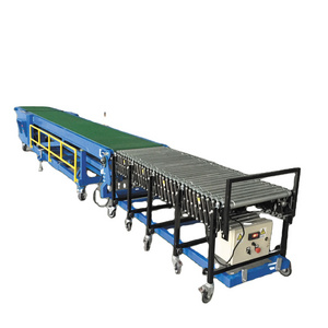 Adjustable Height and Extendable Belt Truck Loading Ramp Conveyor for Efficient Cargo Handling