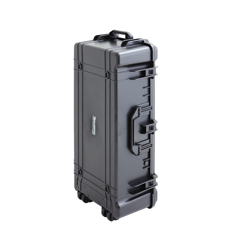 Waterproof and dust-proof high-impact plastic protective trolley outdoor hard case with wheels