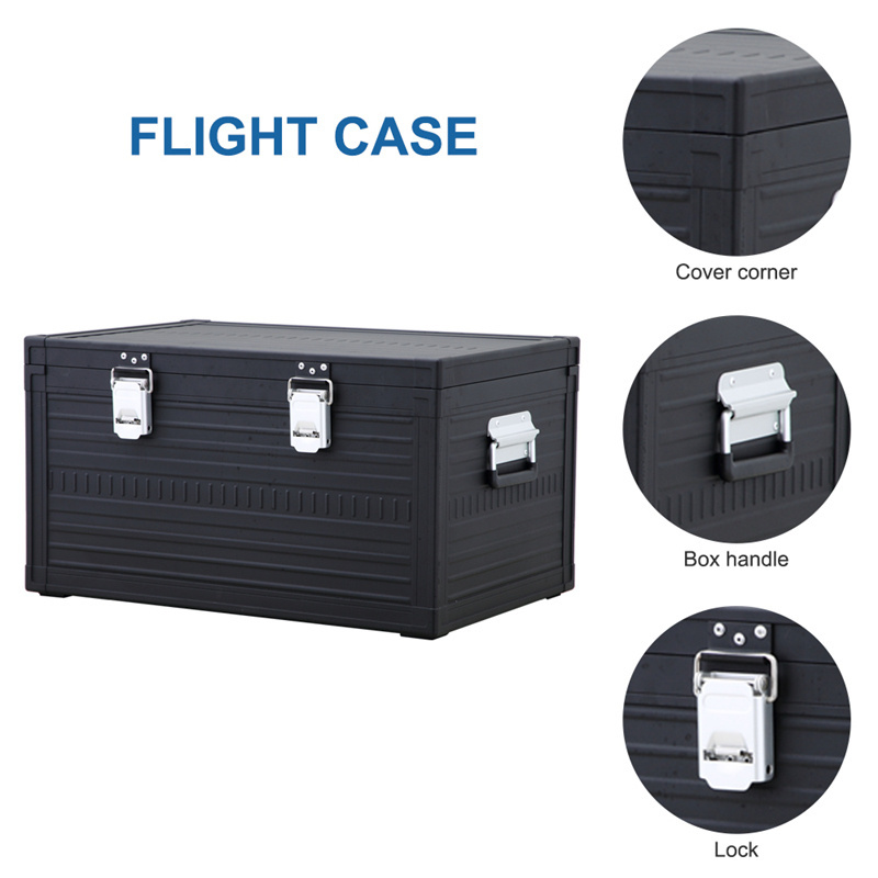 Custom portable aluminium hard case storage box big carry camera equipment insert box case foam padding for video camera