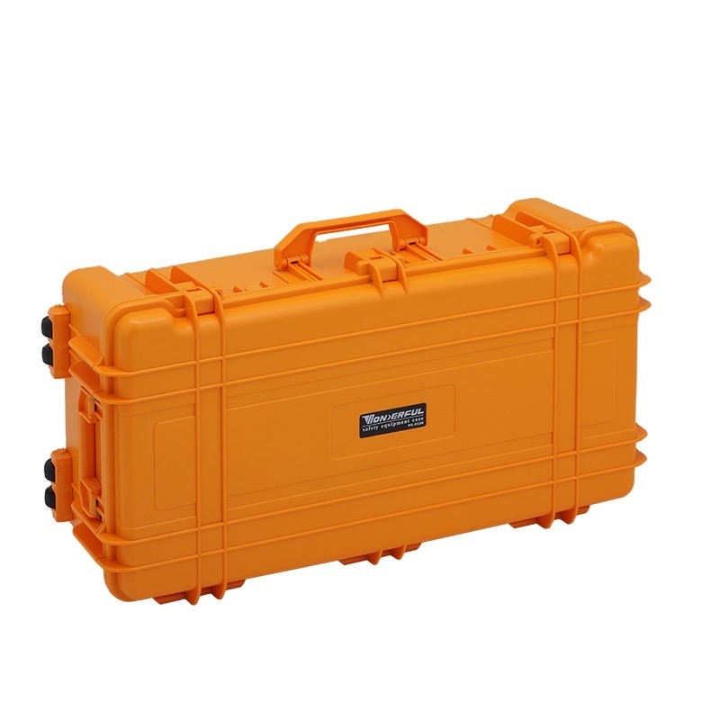 Waterproof and dust-proof high-impact plastic protective trolley outdoor hard case with wheels