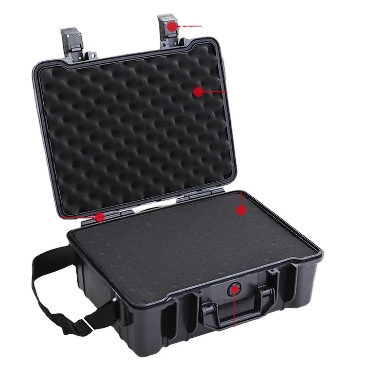 2024 Factory  IP67 Waterproof dustproof shockproof Rugged Pelican hard plastic case waterproof hard case with foam and handle