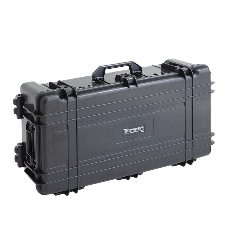 Waterproof and dust-proof high-impact plastic protective trolley outdoor hard case with wheels