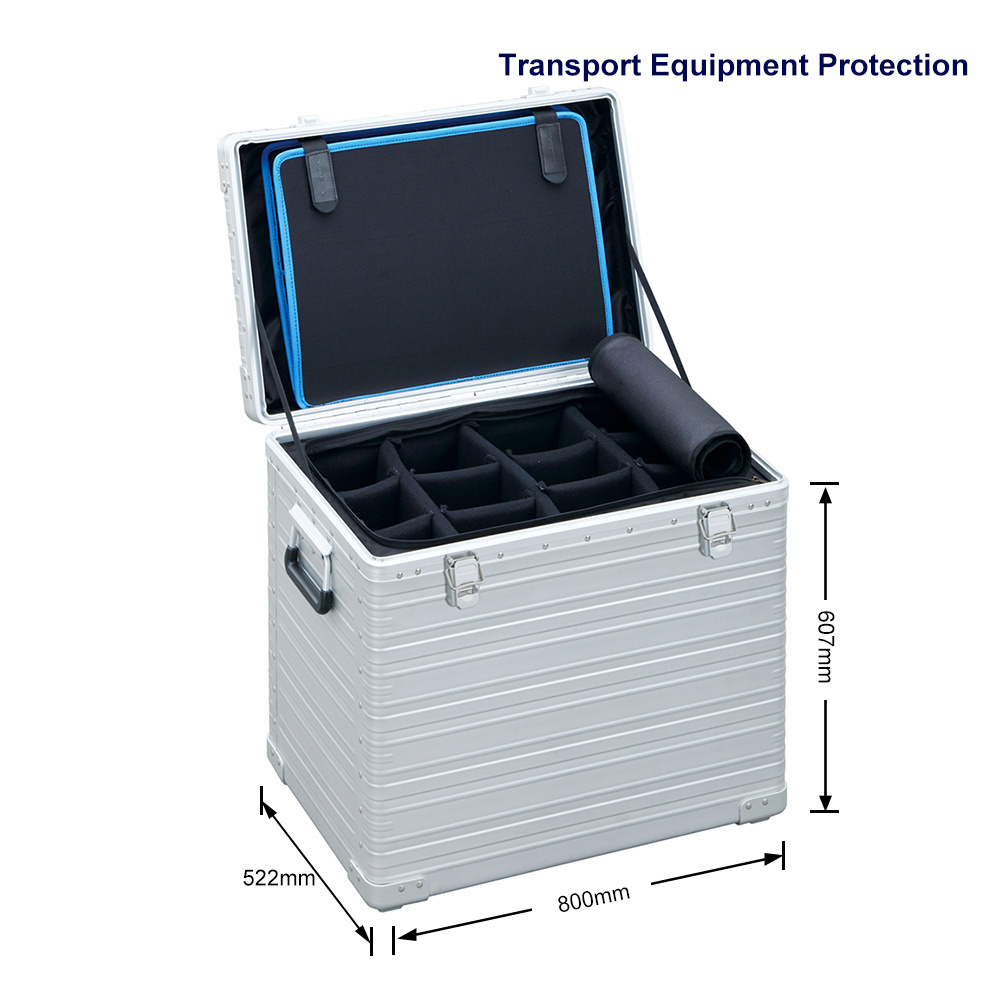 wonderful Int. Sizes:775x570x502mm  Camera Flight case with foam inside carrying case Road case