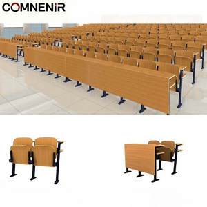 Adult University classroom lecture theater Seat and Back table And Chairs student desk school Furniture