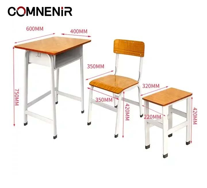 School Furniture Used High School Classroom High Quality Single Set Desk And Chair