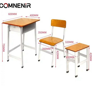 School Furniture Used High School Classroom High Quality Single Set Desk And Chair