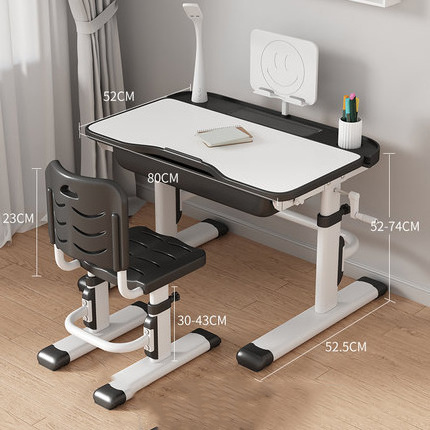 COMNENIR China Top Sale Children Study Table and Chair Reading Writing Plastic Kids Table and Chairs