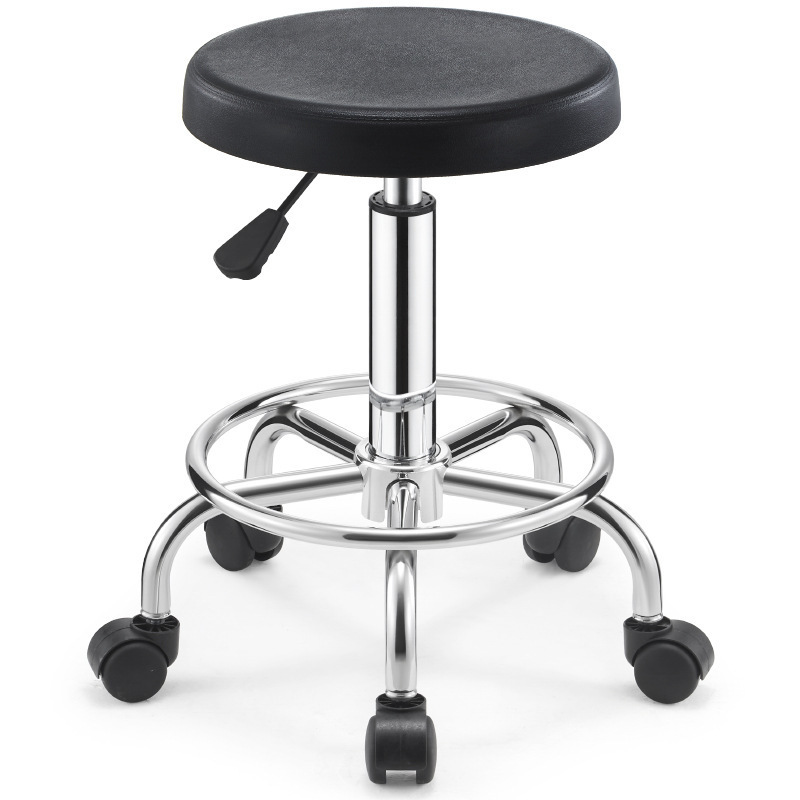 COMNENIR High Quality Working 360 Swivel Comfortable PU Black ESD Protection Cleanroom Lab Chair