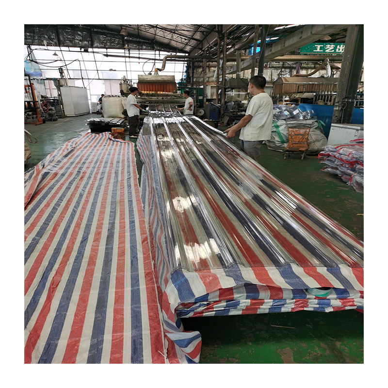 Factory Cheap Price uv Clear Polycarbonate Roofing Panel / Corrugated clear hard Plastic pc Sheets