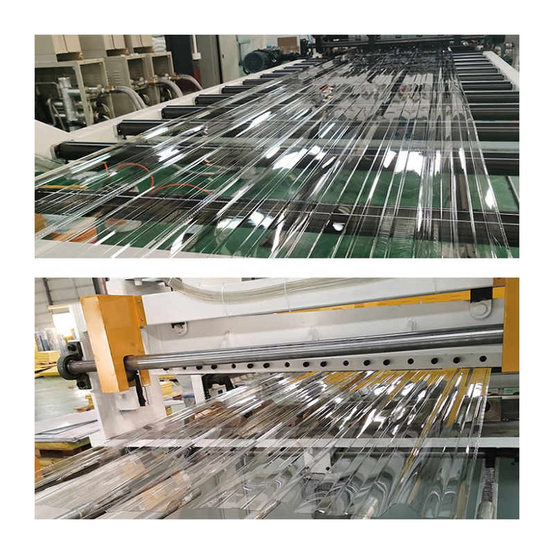 Factory Cheap Price uv Clear Polycarbonate Roofing Panel / Corrugated clear hard Plastic pc Sheets