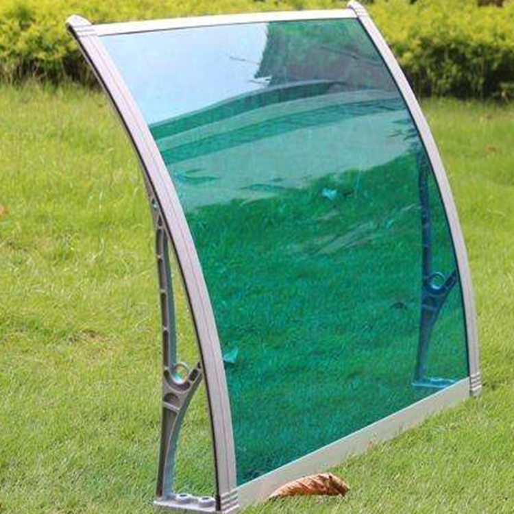 DIY french polycarbonate awning doors canopy rain shelter gas station canopy design