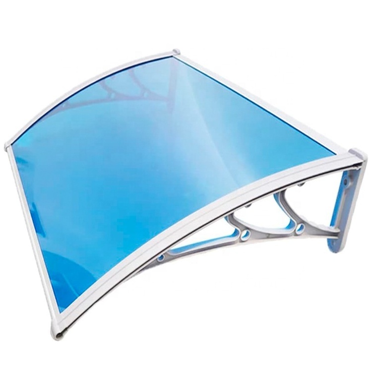 Price 80cm*120cm Size 2.5mm PC Solid Sheet Plastic Shelter Window Door Polycarbonate Canopy Awning