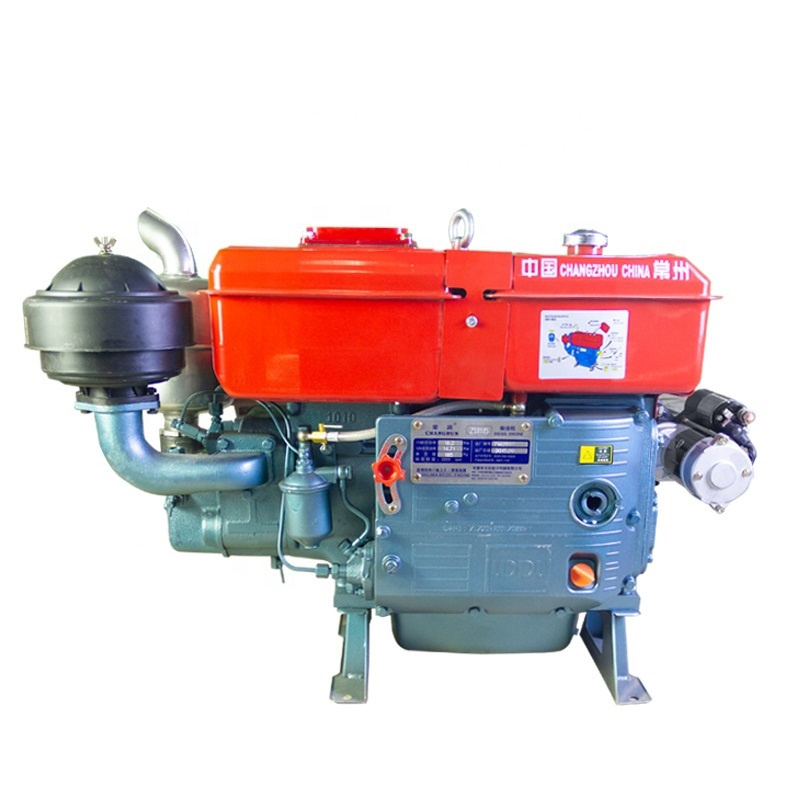 Air-cooled Machinery Engines 10hp Single Cylinder Small Diesel Engine Zs1115 Km138 186fa