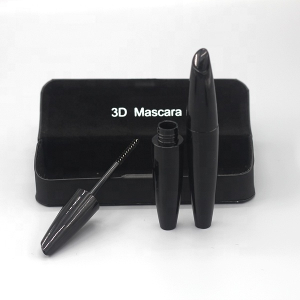 100% natural fibers hypoallergenic 3d fiber lash mascara with private label hand work case