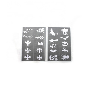 Customized Self-Adhesive Tattoo Sticker Strong Adhesive Feature for Temporary Face Paint Body Stencil