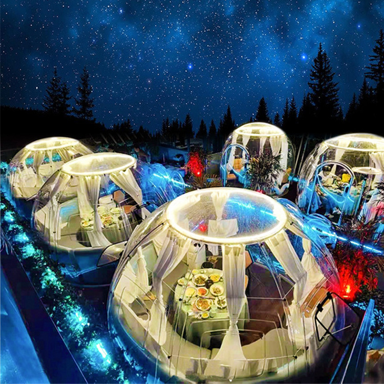 Hot Selling Bubble Transparent Dome Tent Polycarbonate Starry Sky Room for Hotel and Camping