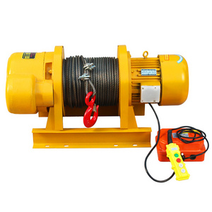 custom excellence high quality KDJ type 2ton 3ton 5ton electric wire rope winch with a gearbox for flexibility