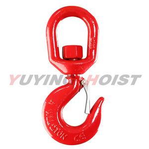 China Manufacturer With Latch G80 Sling Hook Alloy Steel Heavy Duty Safety Lock Self Locking Hook