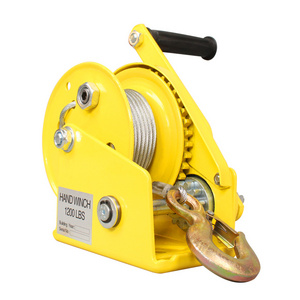 Self Lock Hand Operated Winch 1200lb 1800lb 2600lbs Reversible Lifting Mini Hand Crank Anchor Winch 5M Hand Cranked Winch