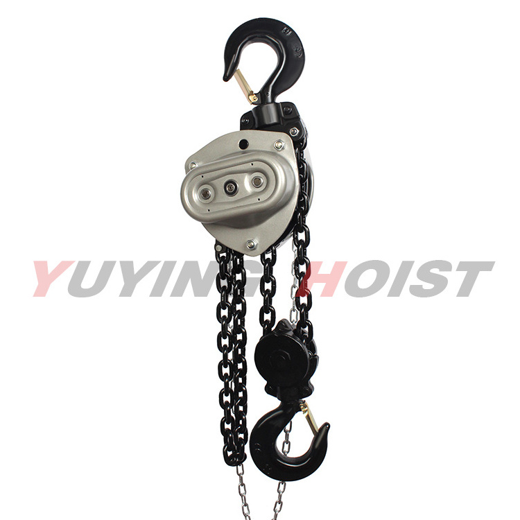 hand Chain block hoist replacement hook chain block with tripod stand head chain lifting crane tools block