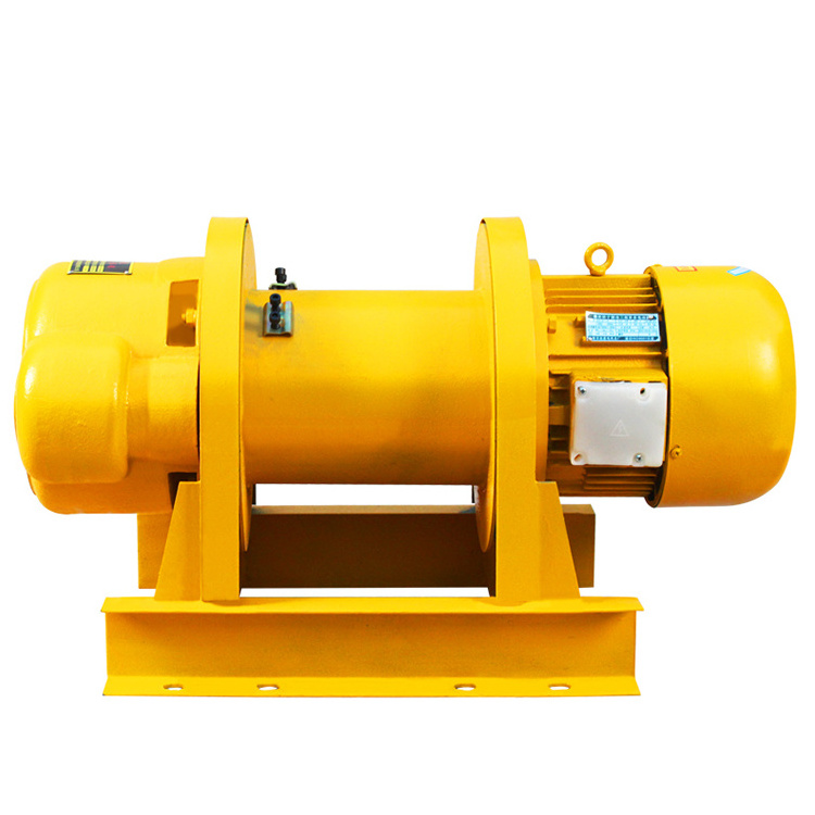 custom excellence high quality KDJ type 2ton 3ton 5ton electric wire rope winch with a gearbox for flexibility