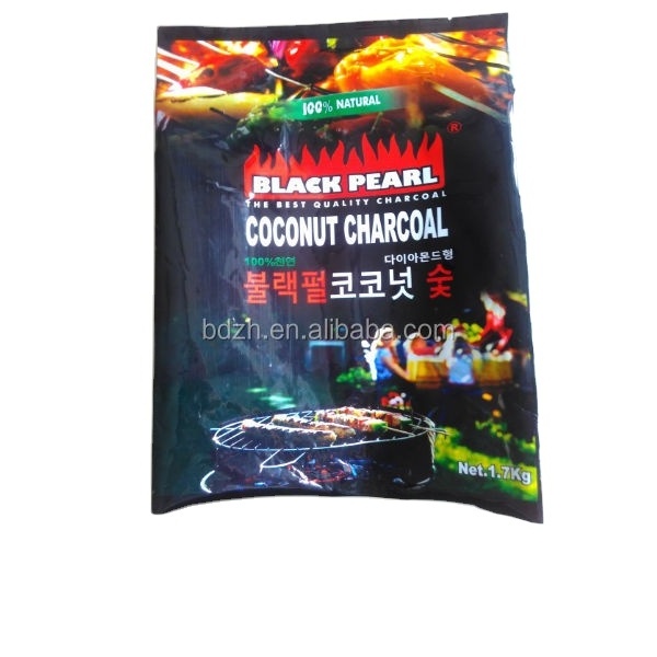 BBQ Charcoal Packaging Paper Bag 5kg Charcoal Briquettes Packing Bag for Sale