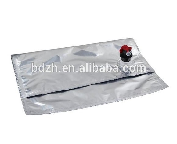 NY15/VMPET12/PE35 Plastic packaging aseptic BIB bag in box 20 liter for cleaning chemical