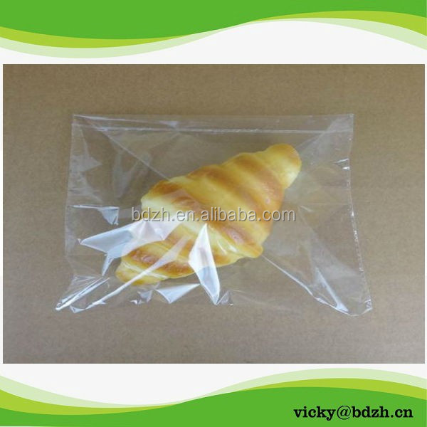 Food Safe Grade Packaging Plastic Bread Bags Printed Bread Bag Design