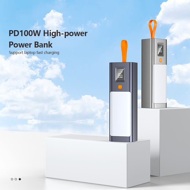 High capacity fast charging outdoor power station with camping light