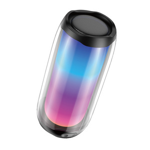 FONENG hot selling BL15 full screen magic dream color stereo led lantern wireless BT portable outdoor speaker