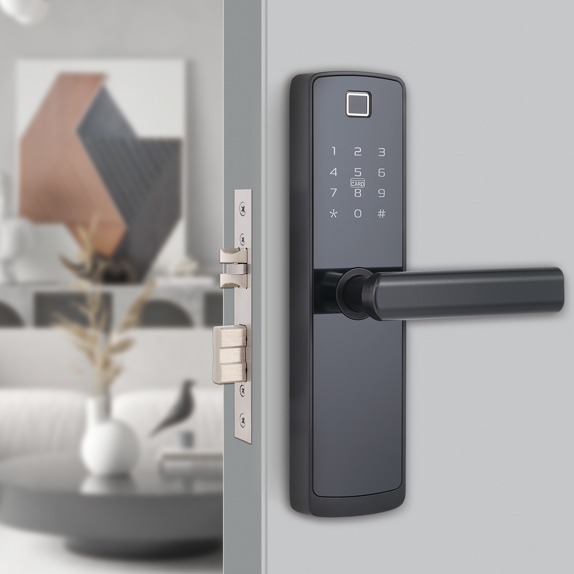 Intelligent Digital Smart Door Gate Lock System Fingerprint Lock Intelligent Door Lock