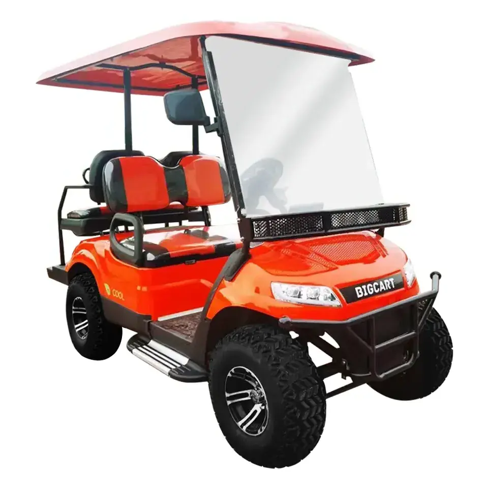 Custom Club Car Precedent Hinged Golf Car Tinted Windshield Cart