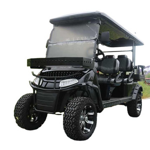 China Manufacturer Electric Four Wheels 8 Seat Scenic Sightseeing Vehicle Powerful Engine Golf Cart golf carts