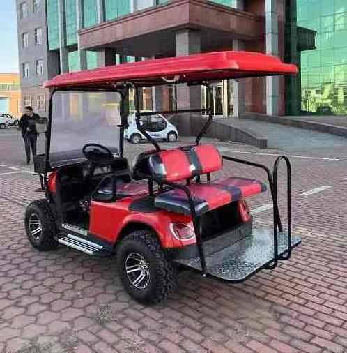 China Manufacturer Electric Four Wheels 8 Seat Scenic Sightseeing Vehicle Powerful Engine Golf Cart golf carts