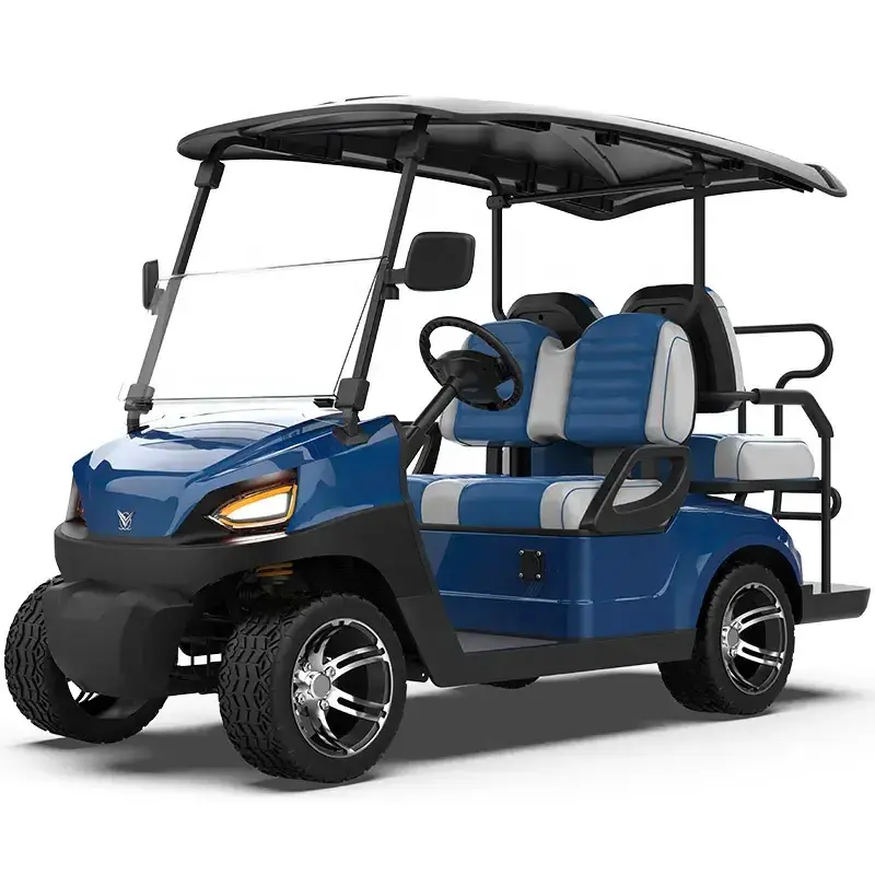 Custom Club Car Precedent Hinged Golf Car Tinted Windshield Cart