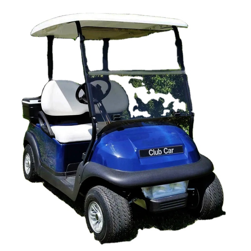 Custom Club Car Precedent Hinged Golf Car Tinted Windshield Cart