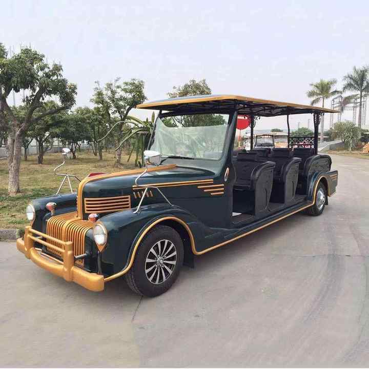 Popular 8 seater 48V mini electric golf cart Mini Tour Bus Tourist Shuttle Sightseeing Car golf buggy