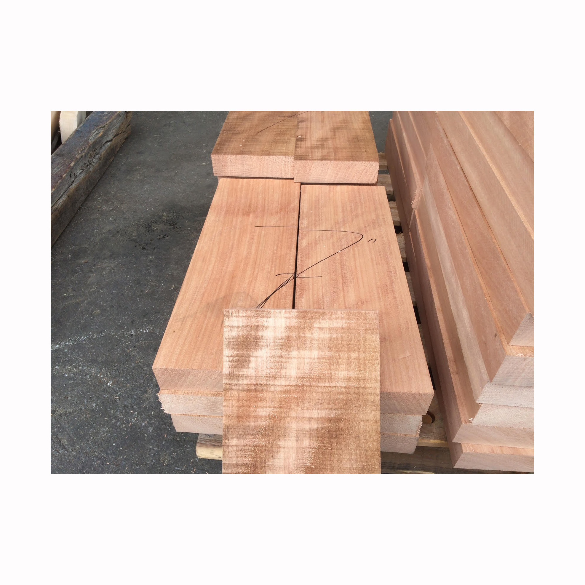 Sawn Timber. Lumber Iroko Wood