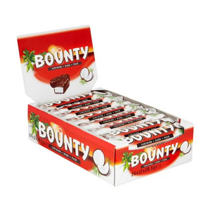 Bounty Coconut Milk Chocolate Bars Bulk Box, 24 Bars Of 57g Wholesale Supply Cheap Price