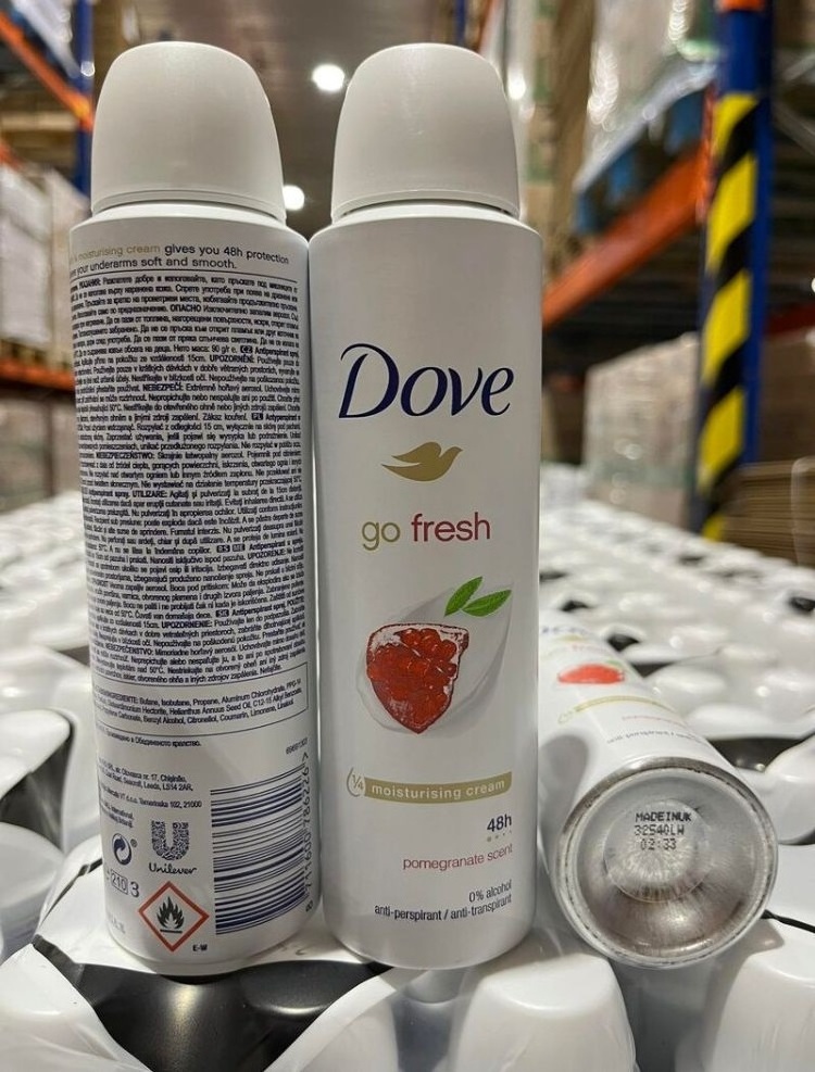 Dove Invisible Dry Antiperspirant Spray Deodorant For Women 150 ml (Pack of 10) + Our Travel Size Perfume