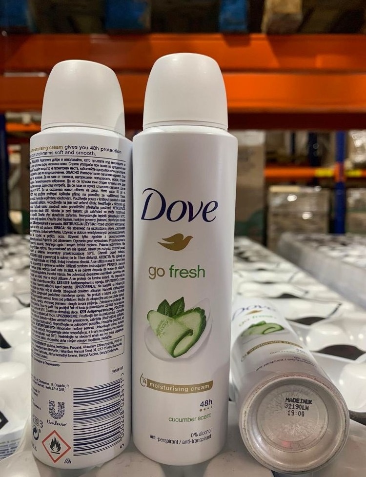 Dove Invisible Dry Antiperspirant Spray Deodorant For Women 150 ml (Pack of 10) + Our Travel Size Perfume