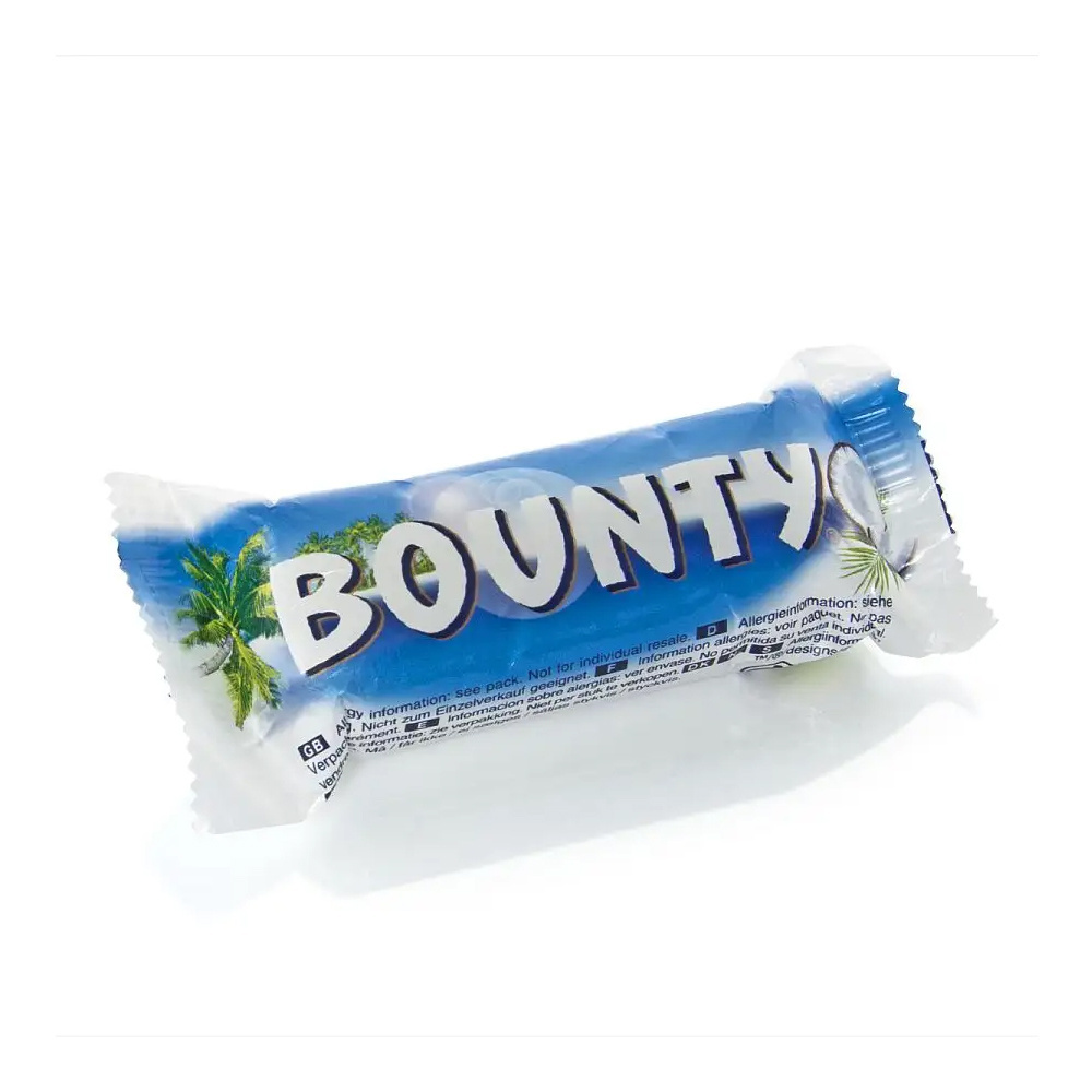 Bounty Coconut Milk Chocolate Bars Bulk Box, 24 Bars Of 57g Wholesale Supply Cheap Price