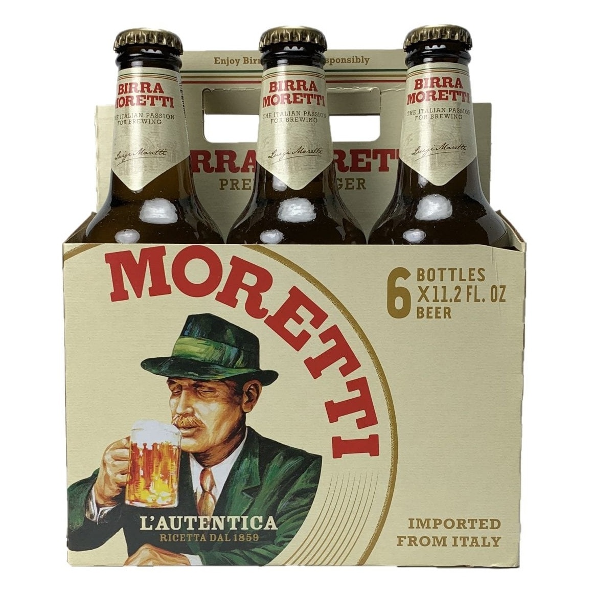 MORETTI BEER/BIRRA MORETTI FROM ITALY IN BOTTLES