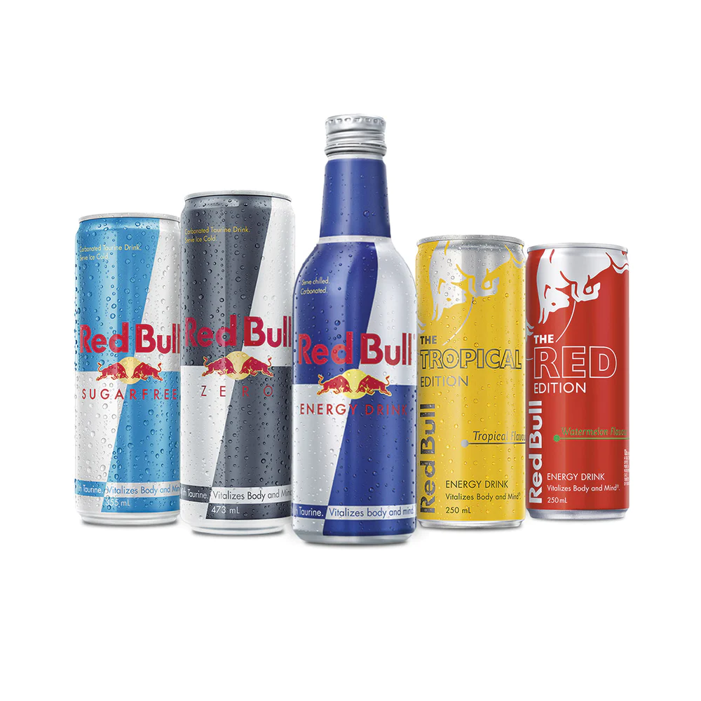 ENERGY DRINKS RED BULL