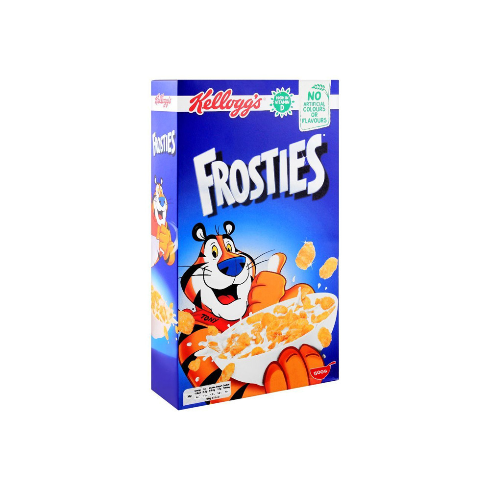 Enjoy Your Mornings Kelloggs Frosties 500g Classic Sweet Cereal