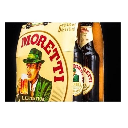 MORETTI BEER/BIRRA MORETTI FROM ITALY IN BOTTLES