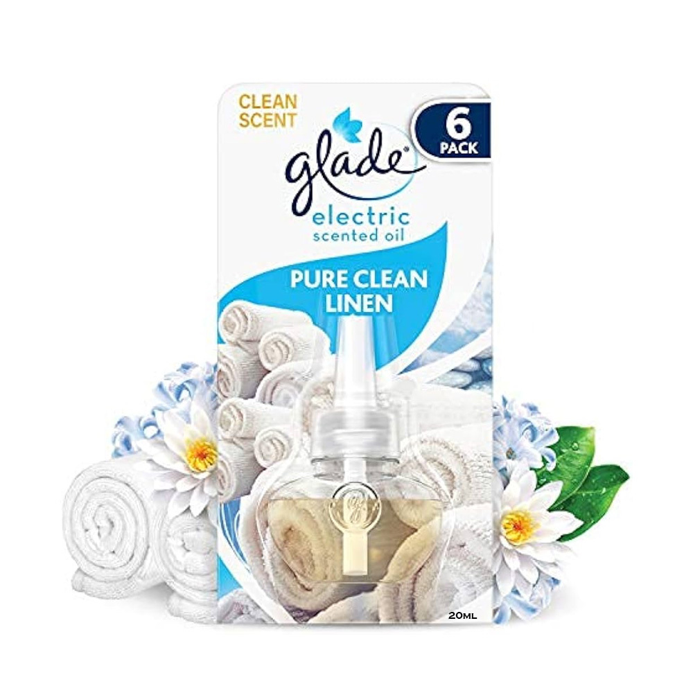 Pure Comfort Glade Electric System 20ml Linen Refill Fresh Linen Bliss Glade Electric System 20ml Refill