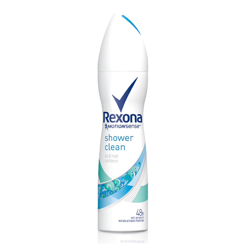 Original REXONA Women Shower Clean Spray Deodorant 150ml At Cheap Wholesale Price