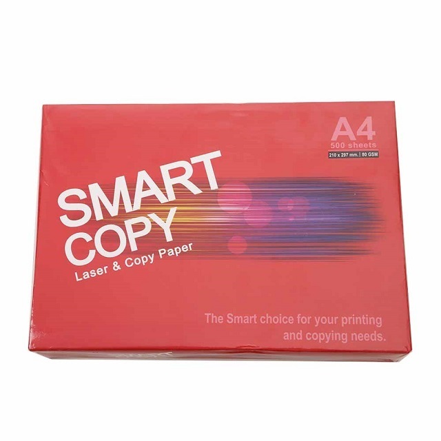 Denmark Manufacturer cheap Smart Copy Paper A4 80gsm/75gsm/70gsm/Smart A4 Paper Copier A4 A3 Paper 80g